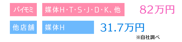 自社調べ広告費